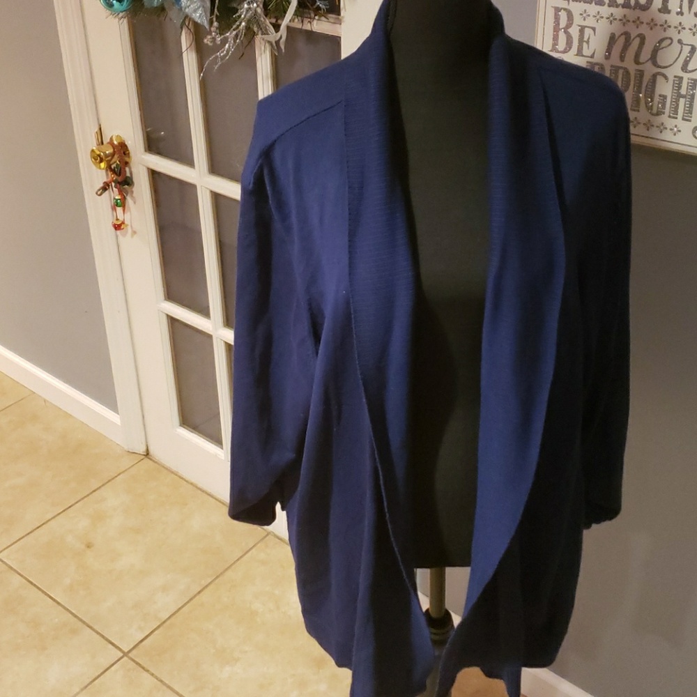 Blue cardigan sz 26/18